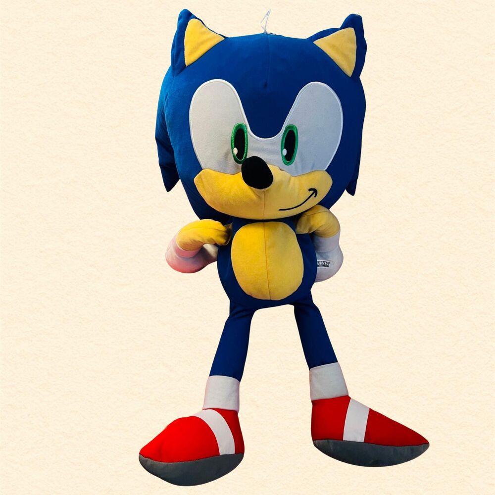 Giant Sonic the Hedgehog Plush 24” | SEGA Toy Factory Large Sonic Plush